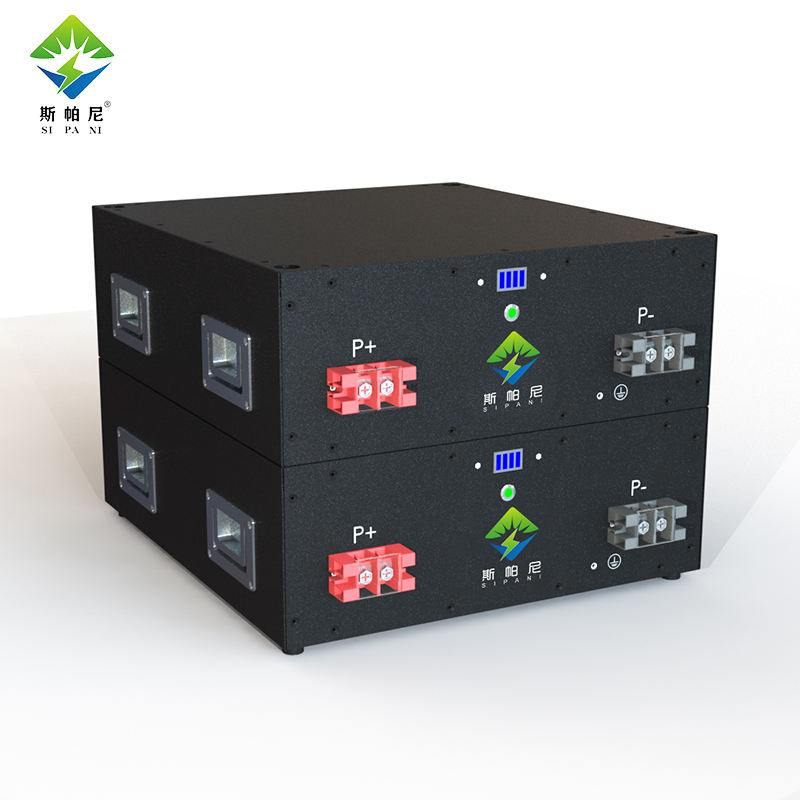 Wiederaufladbare 48-V-100-Ah-Batterie 48-V-200-Ah-10-kWh-Lithiumbatterie Lifepo4-Batterie für 5-kW-Solarsystem