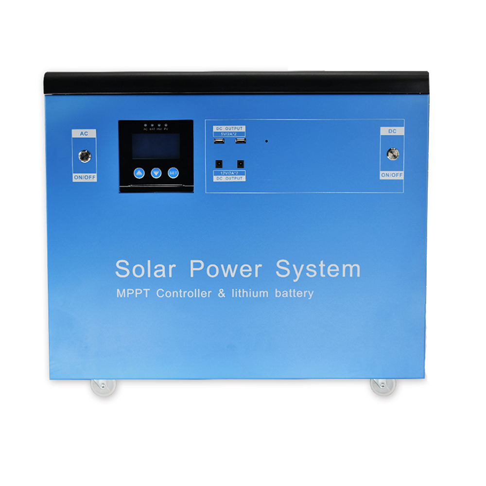 110/220 VAC 5/12 VDC Ausgang 1500 W 2000 W 3000 W Tragbares All-in-One-Solarenergiesystem für den Einsatz im Home-Office