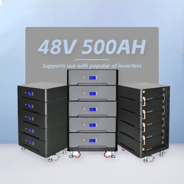 Lifepo4 48 V 200 Ah Lithiumbatterie 51,2 V 500 Ah Home Rack Gestapelte modulare Energiespeicherbatterie Stapelbare Batterie 20 kWh 25 kWh