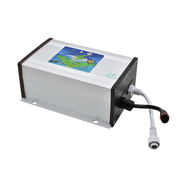 Großhandel 12,8 V 60 Ah Aluminiummaterial Solar Lifepo4 Lithiumbatterie für CCTV-Kamerasystem Solarstraßenlaterne im Freien