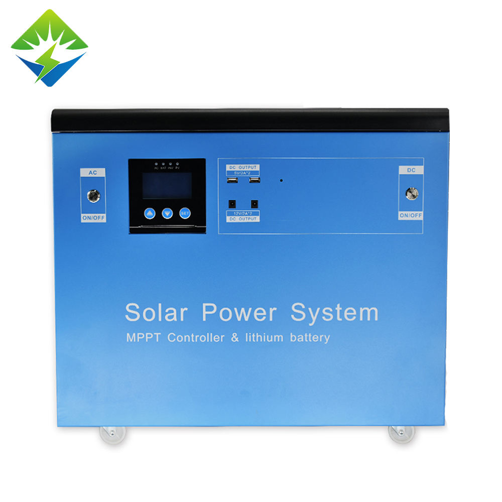 All-in-one-Solarpanel-Generator für den Außenbereich, 1500-Watt-Solarenergiesystem, tragbares Solarkraftwerk