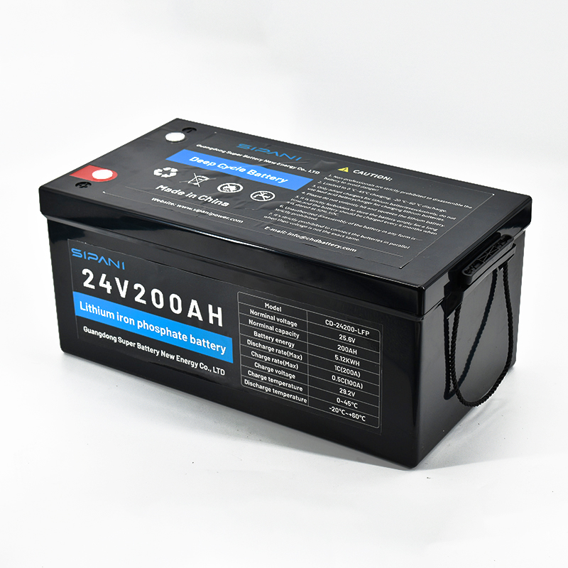 Deep Cycle Lifepo4-Batterie 24 V 200 Ah Lithiumbatterie