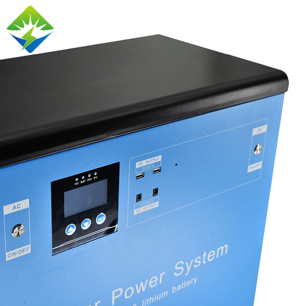 Hersteller 3KWh 50/60Hz Solargenerator Lifepo4 Backup-Kraftwerk Tragbares Solarsystem Ups Solargenerator 3000W