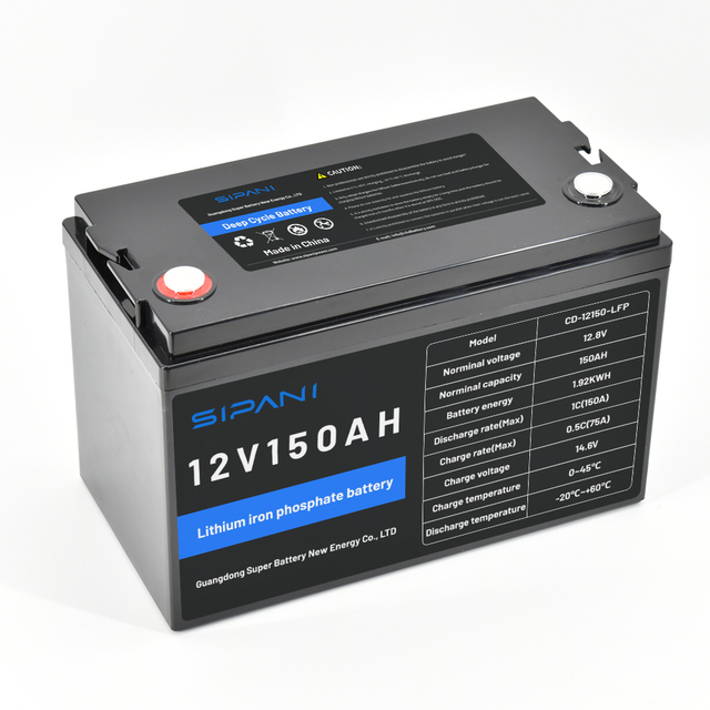 12V 150Ah Deep Cycle Batterie 12,8V China Lifepo4 Batterie