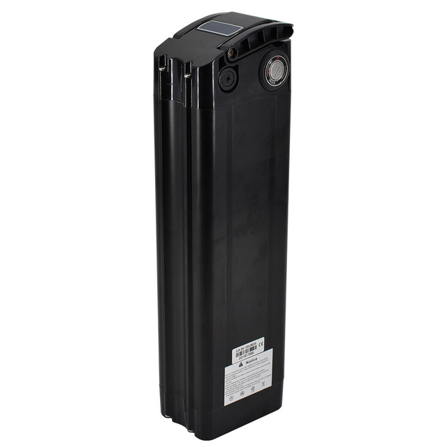 Wiederaufladbarer 24 V, 36 V, 48 V Li-Ion-Silberfisch-Akku für elektrisches Stadtfahrrad