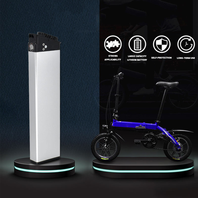 Wiederaufladbare 36 V 48 V 10,5 Ah 14 Ah 17,5 Ah 10 Ah DCH-Batterie Eingebaute Aluminium-Elektrofahrrad-Klapp-E-Bike-Batterie