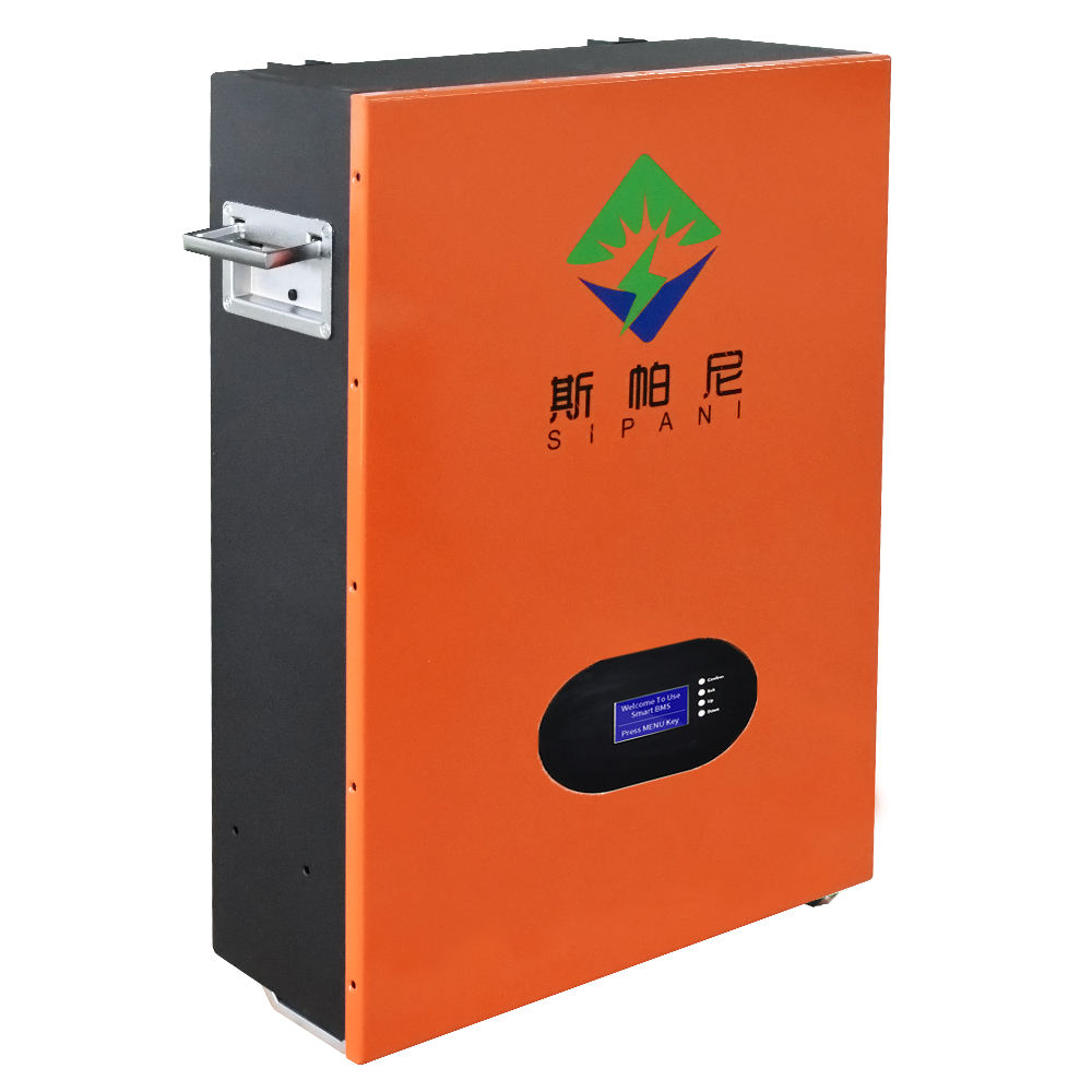 SIPANI 10 kW Lithium-Batteriepacks Energiespeicher Lifepo4-Batterie Deep Cycle wandmontierte 48-V-200-Ah-Lithiumbatterien