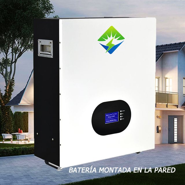 Factory Deep Cycle 24V 48V 51,2V Wandbatterie 10kwh Power Wandbatterie 100Ah 200Ah Lifepo4 Lithium-Eisen-Batterie