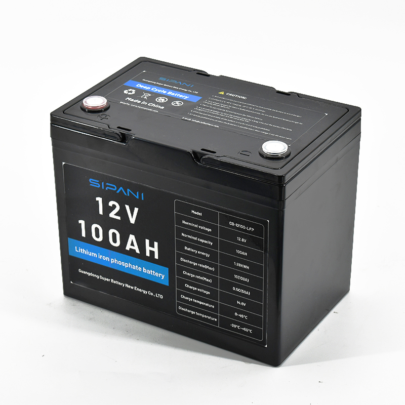 Wiederaufladbare 12 V 100 Ah Lithiumbatterie Deep Cycle Odm Lifepo4 Batterie 12,8 V 100 Ah LFP