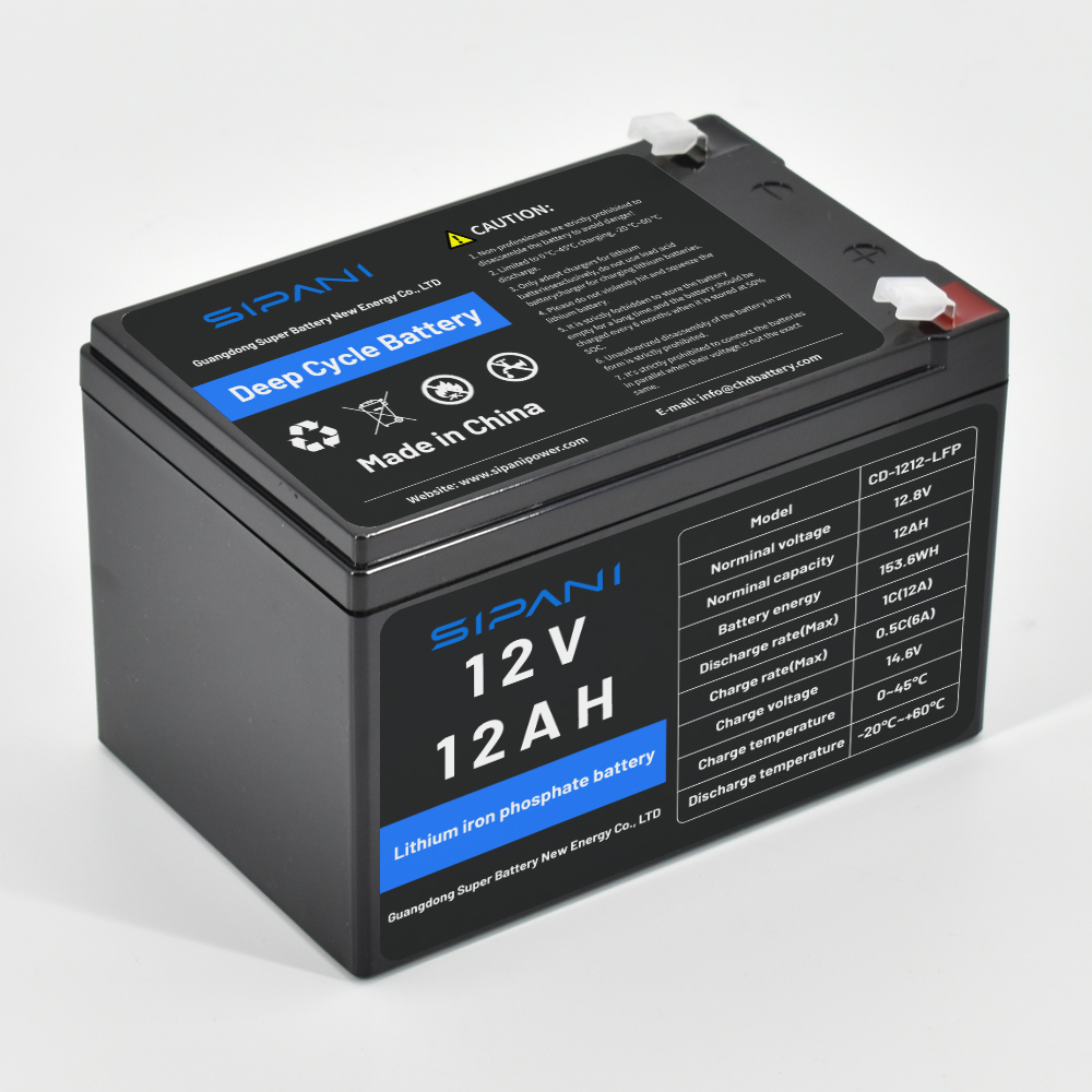 12V 50Ah 100Ah 200Ah Lifepo4 Batterie wiederaufladbare Deep Cycle Lithium-Ionen-Batterie der Güteklasse A für Solarenergiespeichersysteme