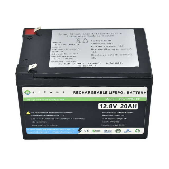 Kleiner wiederaufladbarer Akku, 12 V, 6 Ah, Deep-Cycle-Lithium-Ionen-LiFePO4-Akku, LFP-Akku für Golfwagen, Boot, Sonnensystem