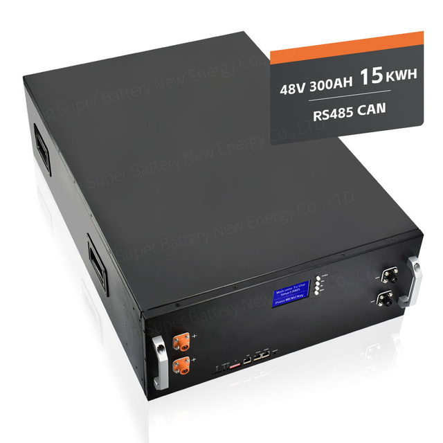 48 V 300 Ah Lithium-Ionen-Akku 15 kWh 51,2 V 300 Ah Lifepo4-Akku 48 V 300 Ah Server-Rack Lifepo4-Akku