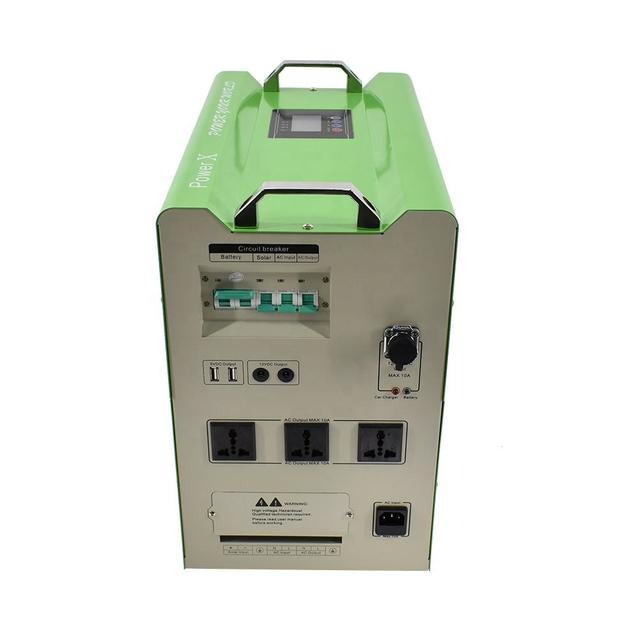 2000 W/2 kW Gleichstrom-Wechselstrom-Ausgangs-Solarstromgenerator, tragbares Solarenergiesystem für TV-Kühlschrank, elektrischer Lüfterreiniger