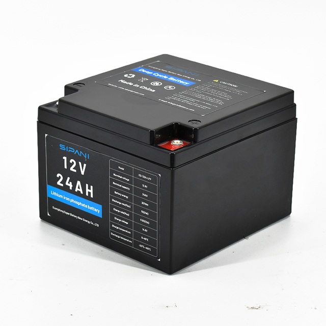 12V 24Ah Grade A+ Lifepo4-Akku Deep Cycle Solar-Lithium-Batterie LFP-Batterien für Solar
