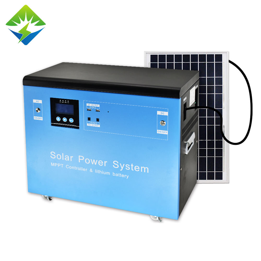 Großhandelspreis Hohe Qualität 3KW Lithium-Batterie Solar Generator 25,9 V120Ah MPPT UPC Tragbare Kraftwerk Hause Solar System