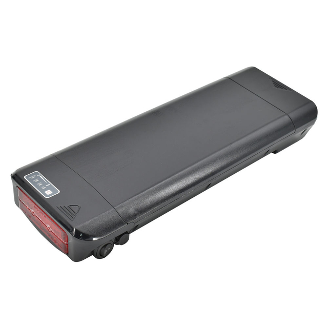 E-Bike-Batterie für Gepäckträger, 36 V, 48 V, 52 V, 10,4 Ah, 14 Ah, 17,5 Ah, 24,5 Ah, 28 Ah, 31,5 Ah, 38,5 Ah, elektrische Fahrradbatterie