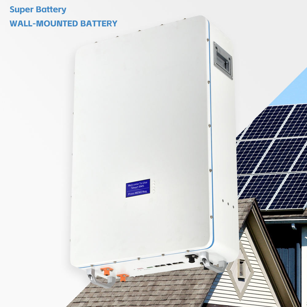 7 kW Heim-Lithium-Batterie, Solarsystem, Lifepo4-Batterie, SIPANI 48 V, 150 Ah, wandmontierte Lithium-Eisen-Phosphat-Power-Batterie